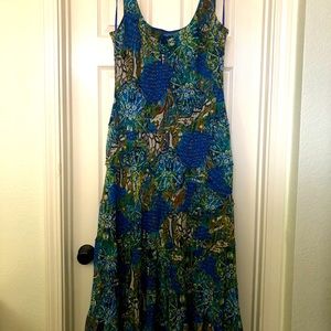 Tiered printed dress by Jones New York